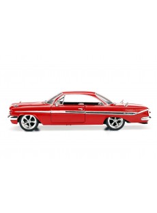 1:24 CHEVROLET CHEVY IMPALA RED FF 1961