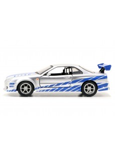1:32 NISSAN SKYLINE GT-R (R34) GREY FF 2002