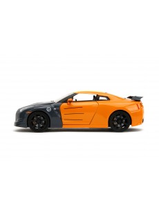 1:24 NISSAN GT-R W/NARUTO FIGURE BI-COLOR HOLLYWOOD RIDES 2009