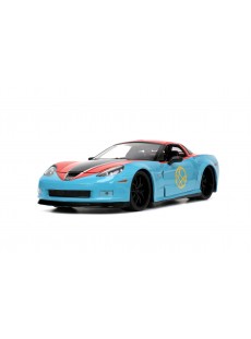 1:24 CHEVROLET CORVETTE W/ DR STRANGE FIGURE BLUE MARVEL 2006