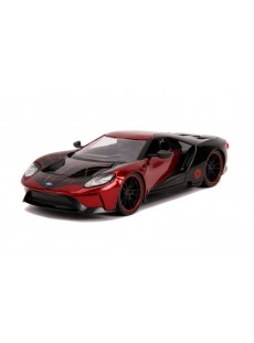 1:24 FORD GT W/M. MORALES BLACK MARVEL 2017