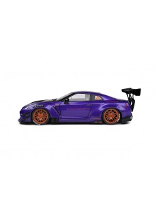 1:18 NISSAN GT-R (R35) W/ LIBERTY WALK BODY KIT 2.0 PURPLEZILLA 2022