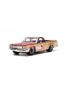 1:24 CHEVROLET EL CAMINO W/TAZ FIGURE BROWN HOLLYWOOD RIDES