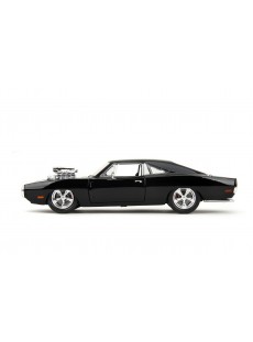 1:24 DODGE CHARGER W/DOM TOERETTO FIGURE BLACK FF 1970