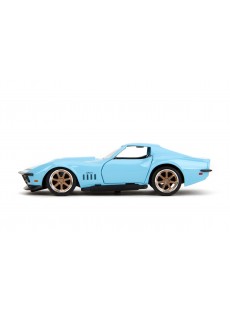 1:32 CHEVROLET CORVETTE STINGRAY BLUE PINK SLIPS 1969