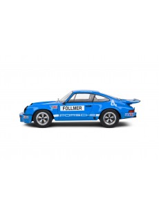 1:18 PORSCHE 911 IROC BLUE  4 FOLLMER IROC RIVERSIDE 1974