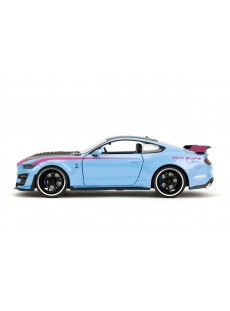 1:24 FORD MUSTANG SHELBY GT500 BLUE PINK SLIPS 2020