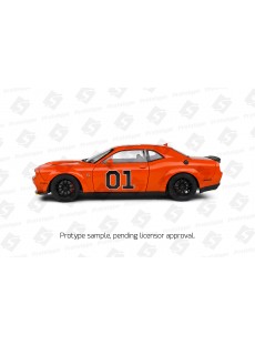 1:18 DODGE CHALLENGER R/T SCAT PACK WIDEBODY ORANGE 2023