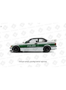 1:18 BMW M3 COUPE SOLIDO WORKS DRIFT POLIZEI WHITE 1991