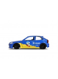 1:32 HONDA CIVIC TYPE-R BLUE HOLLYWOOD RIDES 1997