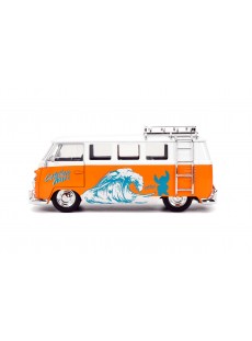 1:24 VOLKSWAGEN BUS W/ STITCH FIGURE ORANGE HOLLYWOOD RIDES 1961