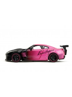 1:24 NISSAN GTR (R35) BEN SOPRA METALLIC FLUORESCENT RED PINK SLIPS 2