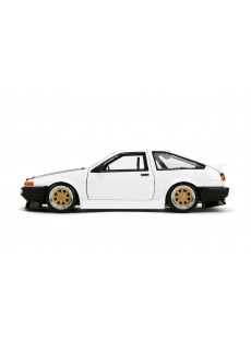1:24 TOYOTA TRUENO AE86 GLOSSY WHITE JDM TUNERS 1986