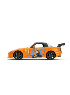 1:24 HONDA S2000 W/NARUTO FIGURE ORANGE HOLLYWOOD RIDES