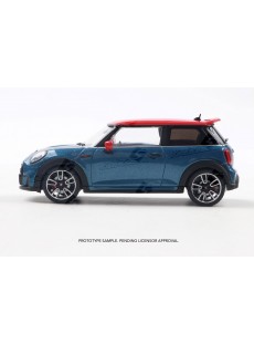 1:43 MINI COOPER JOHN COOPER WORKS ISLAND BLUE METALLIC 2023