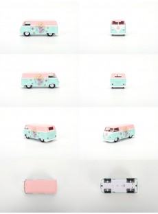 1:32 VOLKSWAGEN BUS ANGEL BI-COLOR HOLLYWOOD RIDES 1961