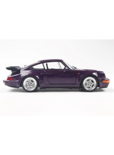 1:18 PORSCHE 911 (964) TURBO VIOLET BLUE METALLIC 1990