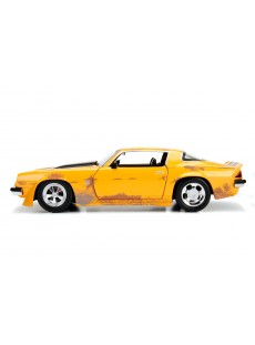 1:24 CHEVROLET CHEVY CAMARO W/DIECAST COLLECTIBLE YELLOW TRANSFORMERS