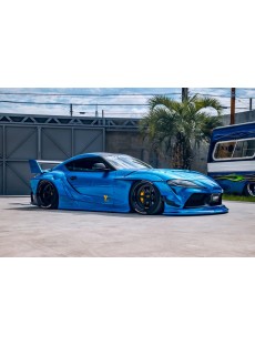 1:18 TOYOTA GR SUPRA LIBERTY WALK BODY KIT BLUE METALLIC 2025