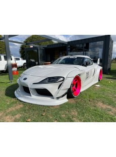 1:18 TOYOTA GR SUPRA LIBERTY WALK BODY KIT WHITE PINK 2025
