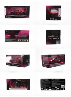 1:24 CHEVROLET CORVETTE C8 LIBERTY WALK CANDY RED PINK SLIPS