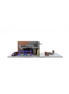 NANO  HAN'S GARAGE DIORAMA W/2 VEHICLES  FF