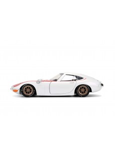 1:24 TOYOTA 2000GT STARLIGHT PEARL WHITE PINK SLIPS 1967