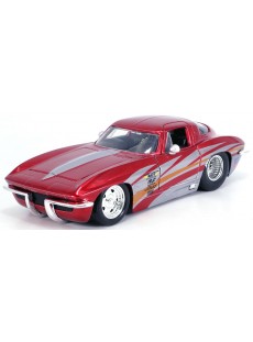 1:24 CHEVROLET CORVETTE C8 STINGRAY PRIMER BLACK PINK SLIPS 2020