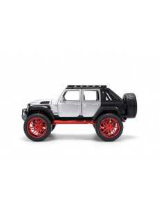 1:24 JEEP WRANGLER LIFTED CANDY SILVER PINK SLIPS