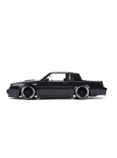 1:24 BUICK GRAND NATIONAL METALLIC BLACK PINK SLIPS 1987