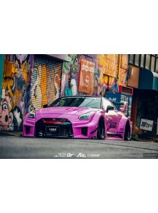 1:18 NISSAN GT-R (R35) LIBERTY WALK SILHOUETTE BODY KIT PINK 2025