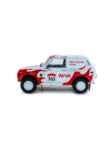 1:18 LADA NIVA WHITE  763 M.JACOBER/S.MILJIC DAKAR CLASSIC 2022