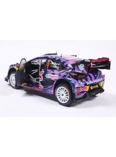 1:18 FORD PUMA RALLY1 HYBRID PURPLE  55 MCERLEAN / TREACY RALLYE MONT