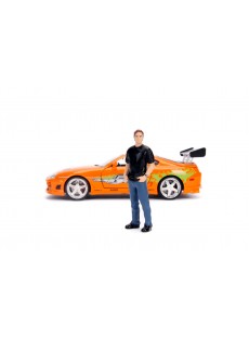 1:24 TOYOTA SUPRA W/BRIAN O'CONNER FIGURE ORANGE FF 1995