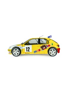 1:18 PEUGEOT 306 MAXI YELLOW  12 J.P. VANDEWAUVER / J.M. VANDERSCHURE