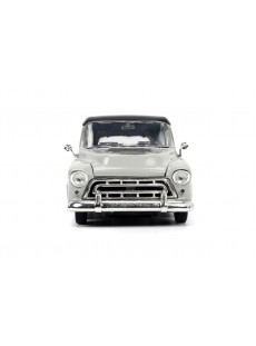 1:24 CHEVROLET SUBURBAN W/ FRANKENSTEIN'S FIGURE COOL GREY HOLLYWOOD 