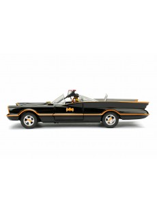 1:24  BATMOBILE CLASSIC W/BATMAN&ROBIN FIGURE BLACK DC COMICS 1966
