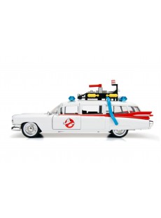 1:24 CADILLAC GHOSTBUSTERS ECTO-1 WHITE HOLLYWOOD RIDES 1959