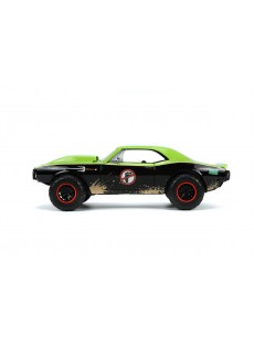 1:24 CHEVROLET CAMARO NINJA TURTLES W/RAPHAEL FIGURE BI-COLOR HOLLYWO