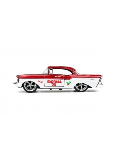 1:32 CHEVROLET IMPALA W/MRS CLAUS FIGURE RED HOLLYWOOD RIDES 1961